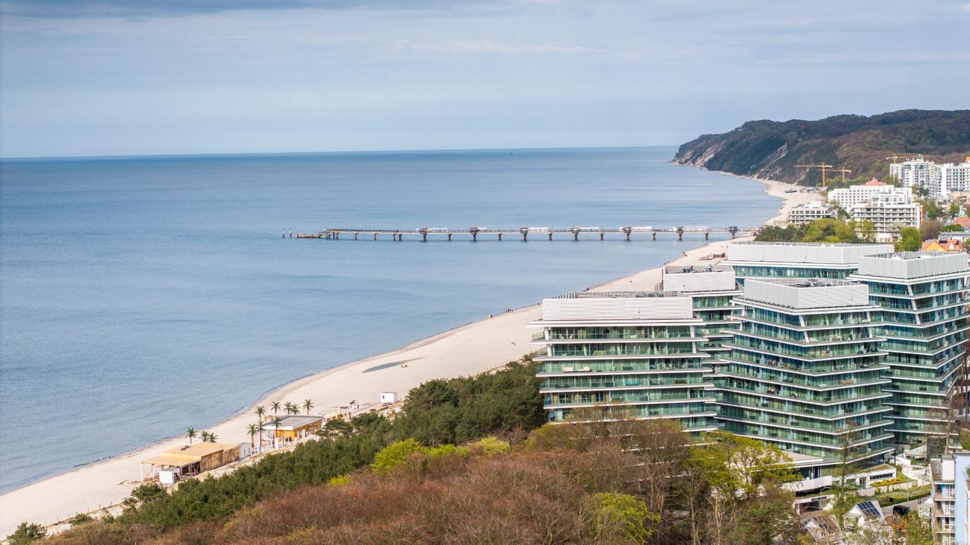 Apartmán Wave Panorama 8Th Floor Sea View Miedzyzdroje Exteriér fotografie