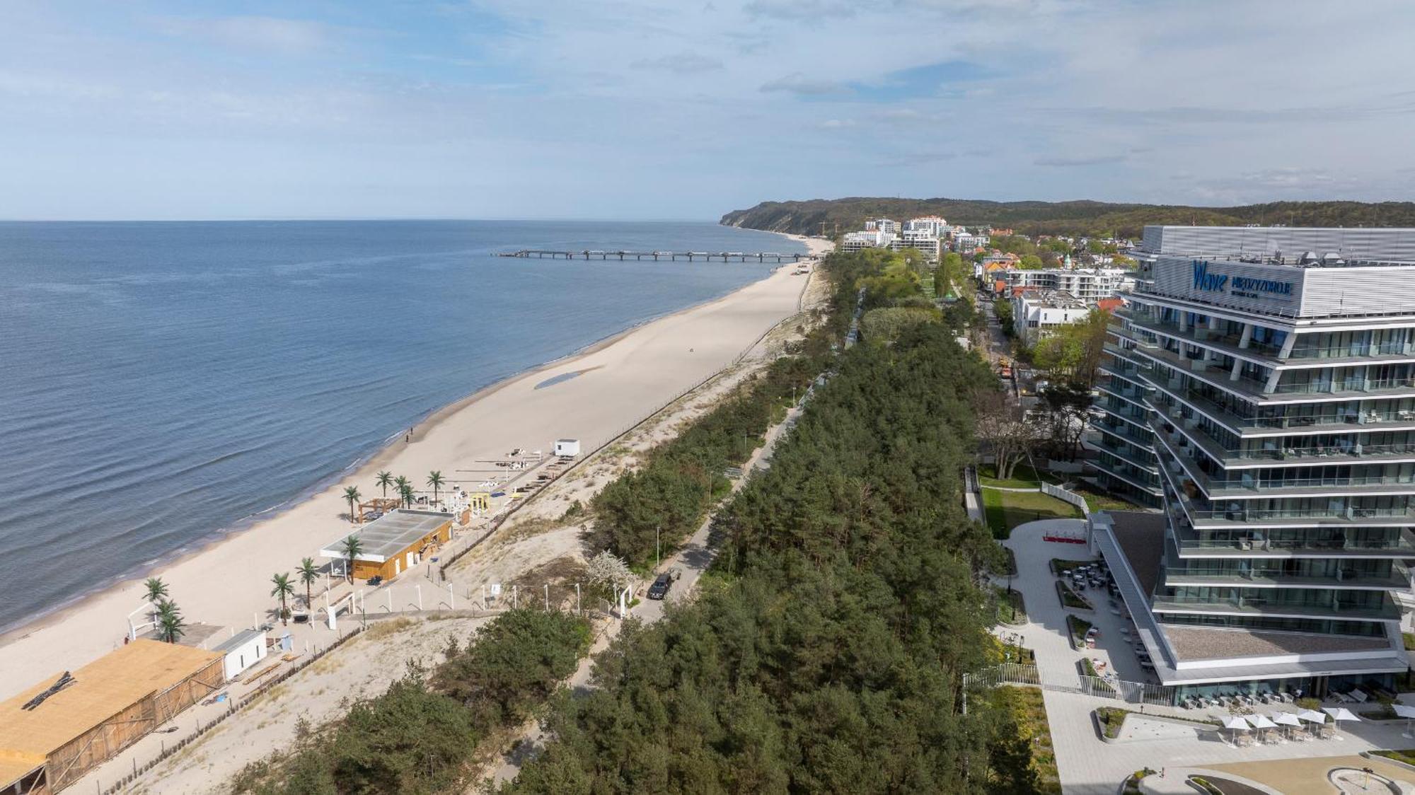 Apartmán Wave Panorama 8Th Floor Sea View Miedzyzdroje Exteriér fotografie