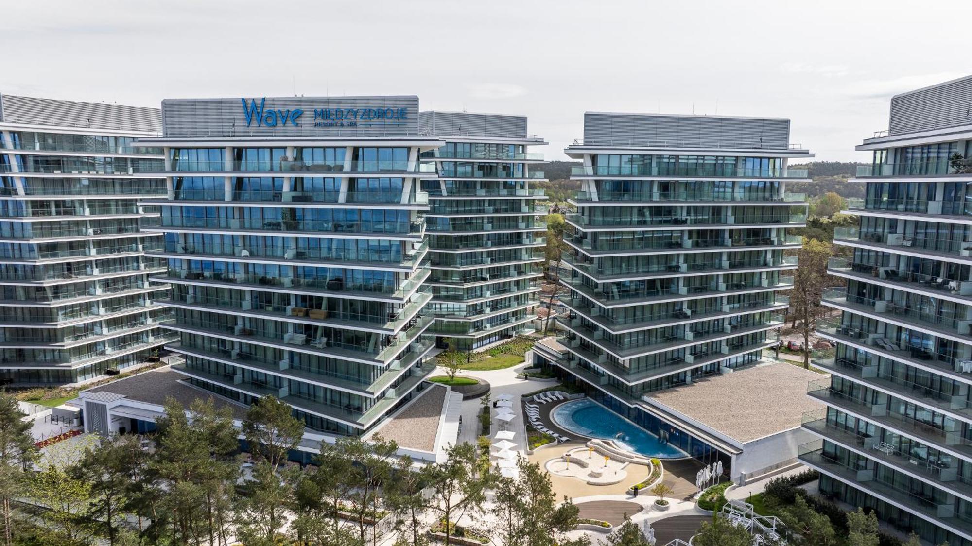 Apartmán Wave Panorama 8Th Floor Sea View Miedzyzdroje Exteriér fotografie