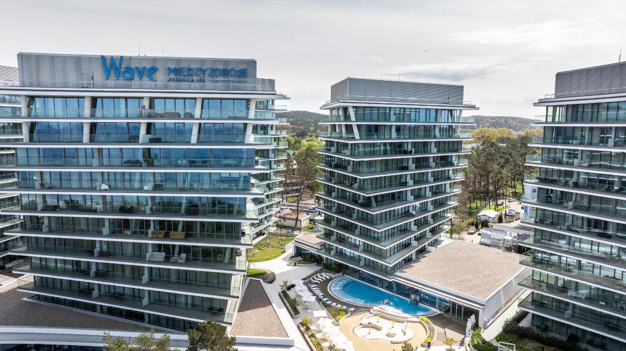 Apartmán Wave Panorama 8Th Floor Sea View Miedzyzdroje Exteriér fotografie